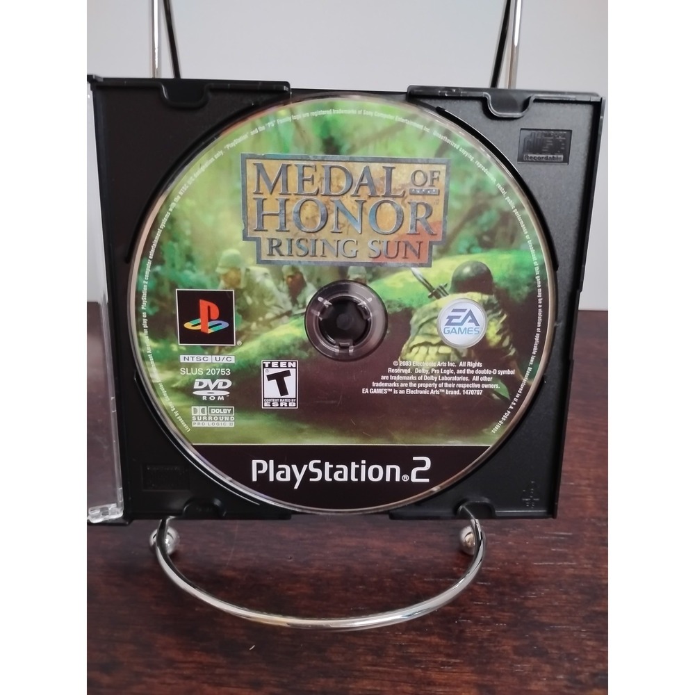 Medal of Honor Rising Sun Sony PlayStation 2 PS2 Game 2003 EA Games WWII
